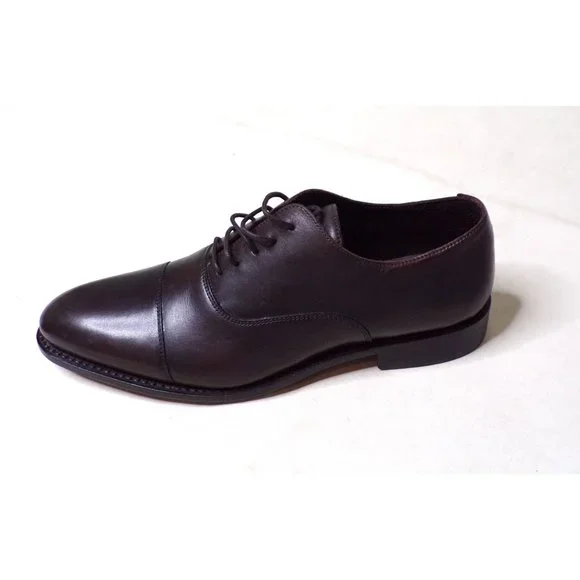 🆕 ANTHONY VEER Mens Essentials Clinton Welted Oxford Shoes Leather 12 Espresso